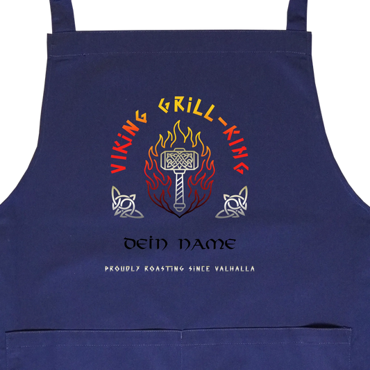 Personalisierbare Viking Grill- und Kochschürze
