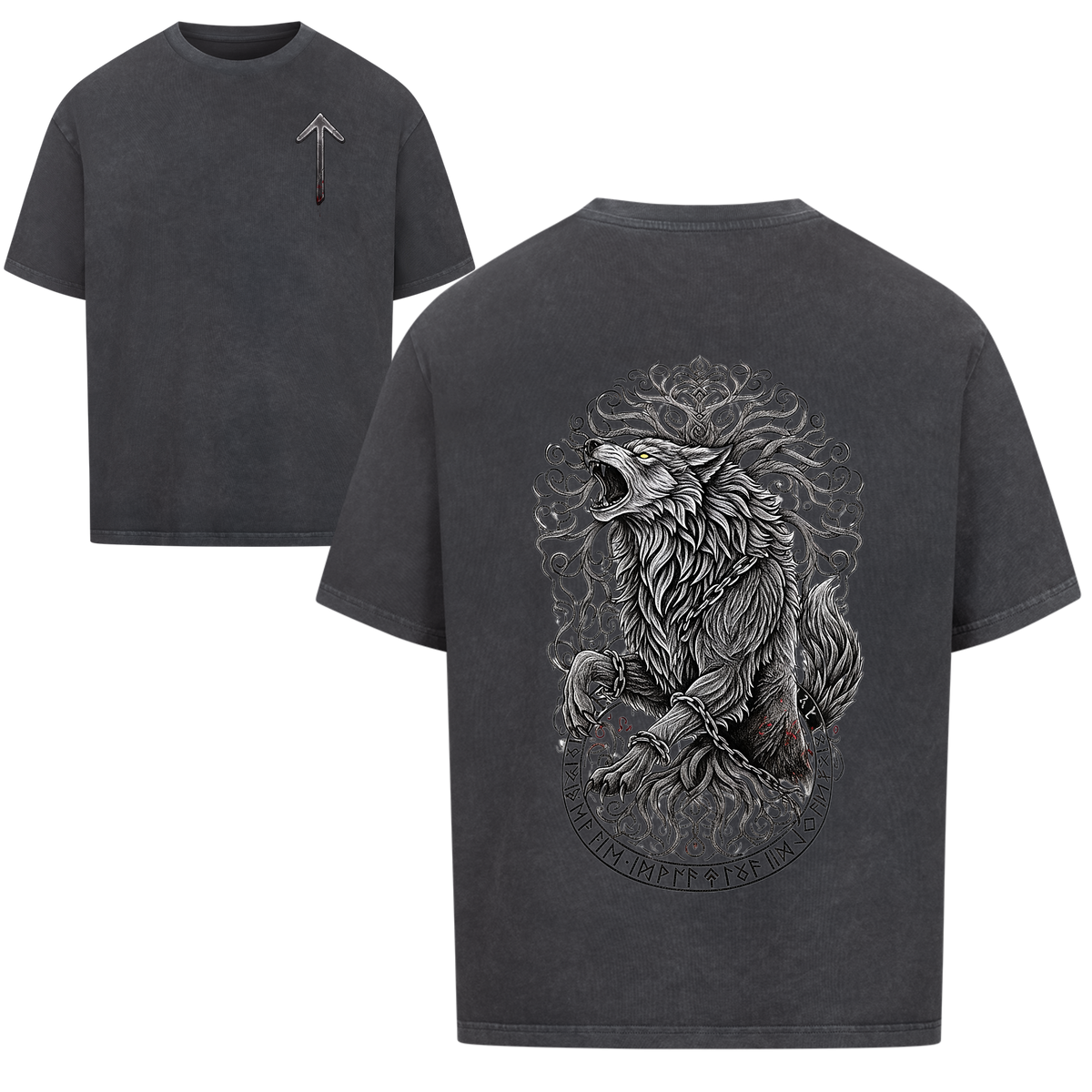 Fenrir & Yggdrasil Oversized Shirt
