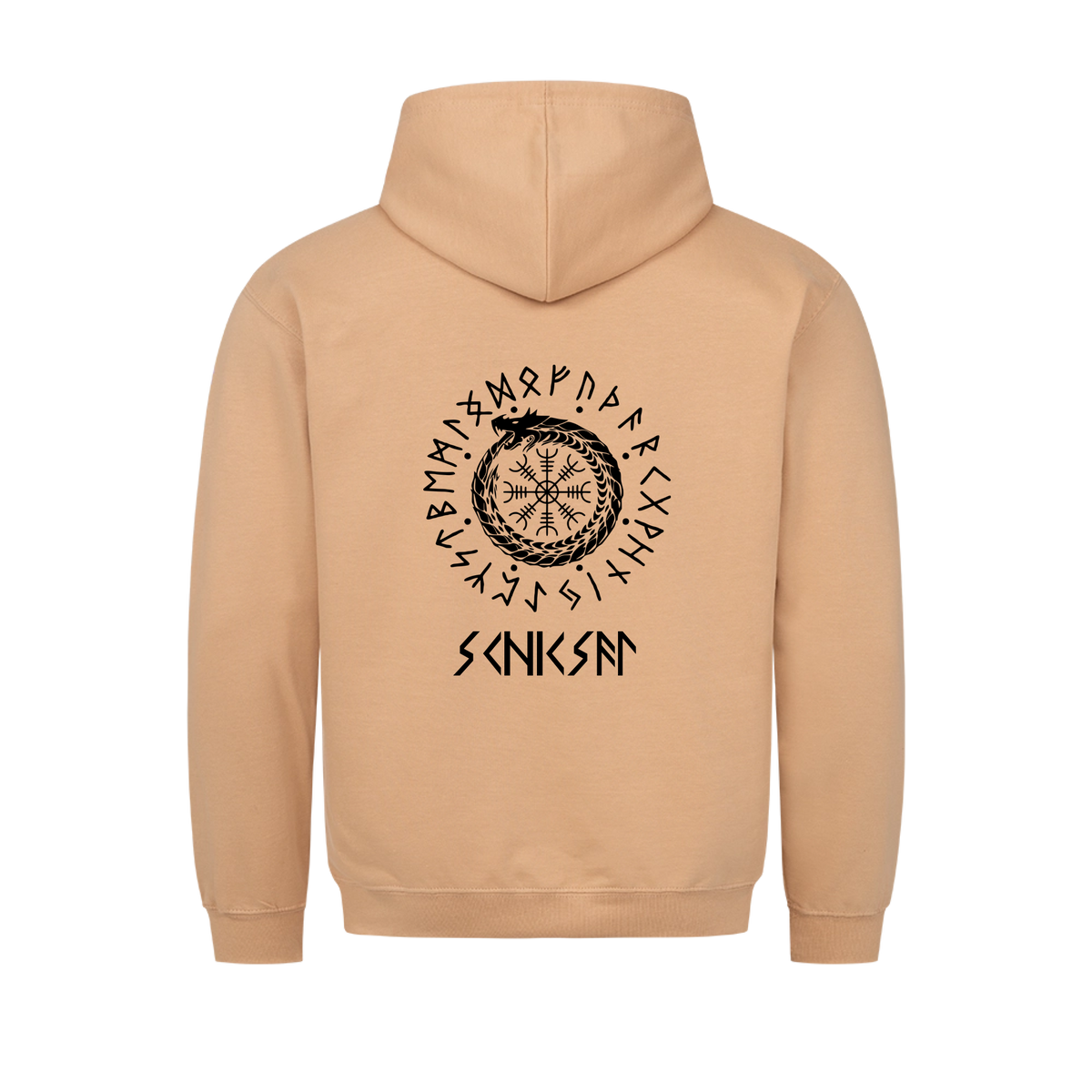 Wikinger Hoodie Sand Nordische Mythologie personalisierbar Vikings Wizards