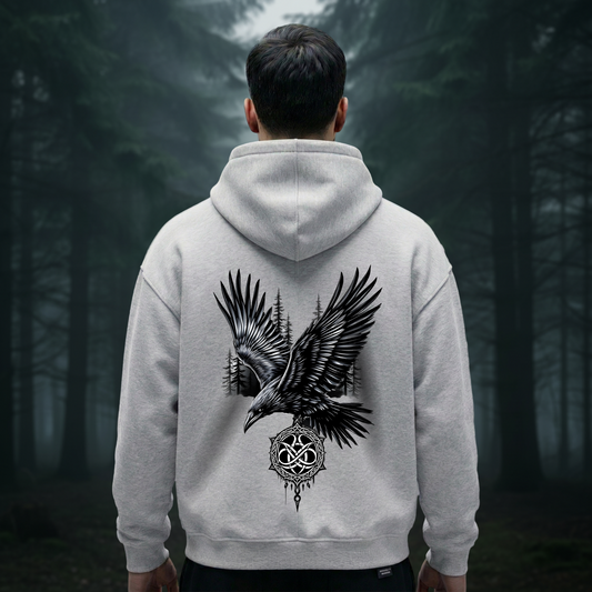Odins Rabe Oversized Zipper Hoodie