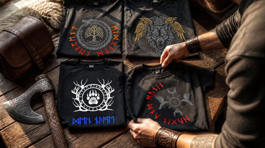 Authentische nordische Mythologie Designs finden
