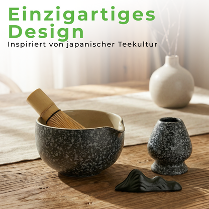 Matcha Zeremonie Set - anthrazit