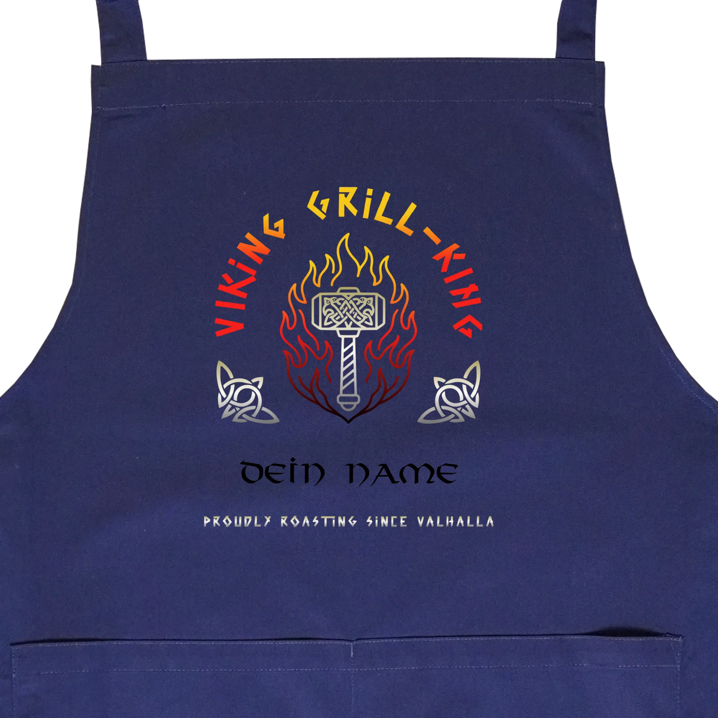 Personalisierbare Viking Grill- und Kochschürze