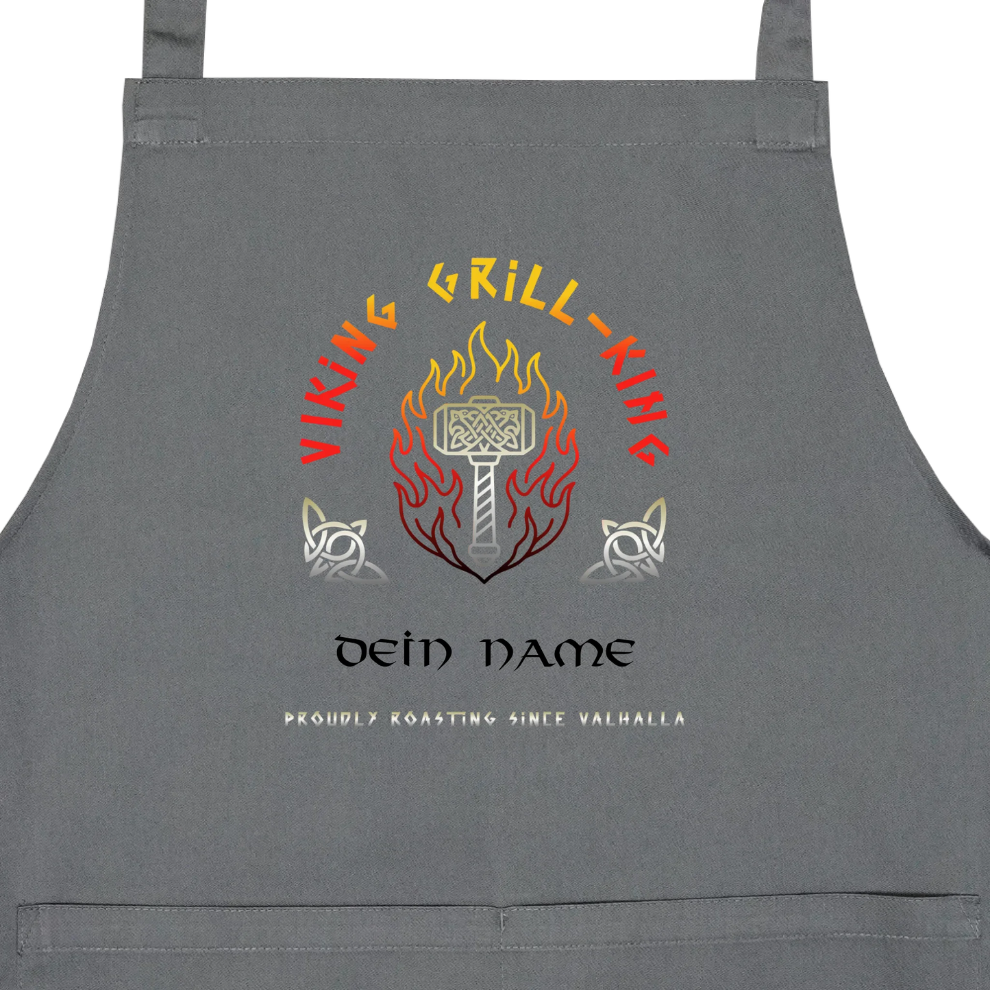 Personalisierbare Viking Grill- und Kochschürze
