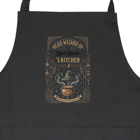 Personalisierbare Wizard Grill- und Kochschürze
