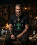 Personalisierte Wikingerfamilie Yggdrasil T-Shirt