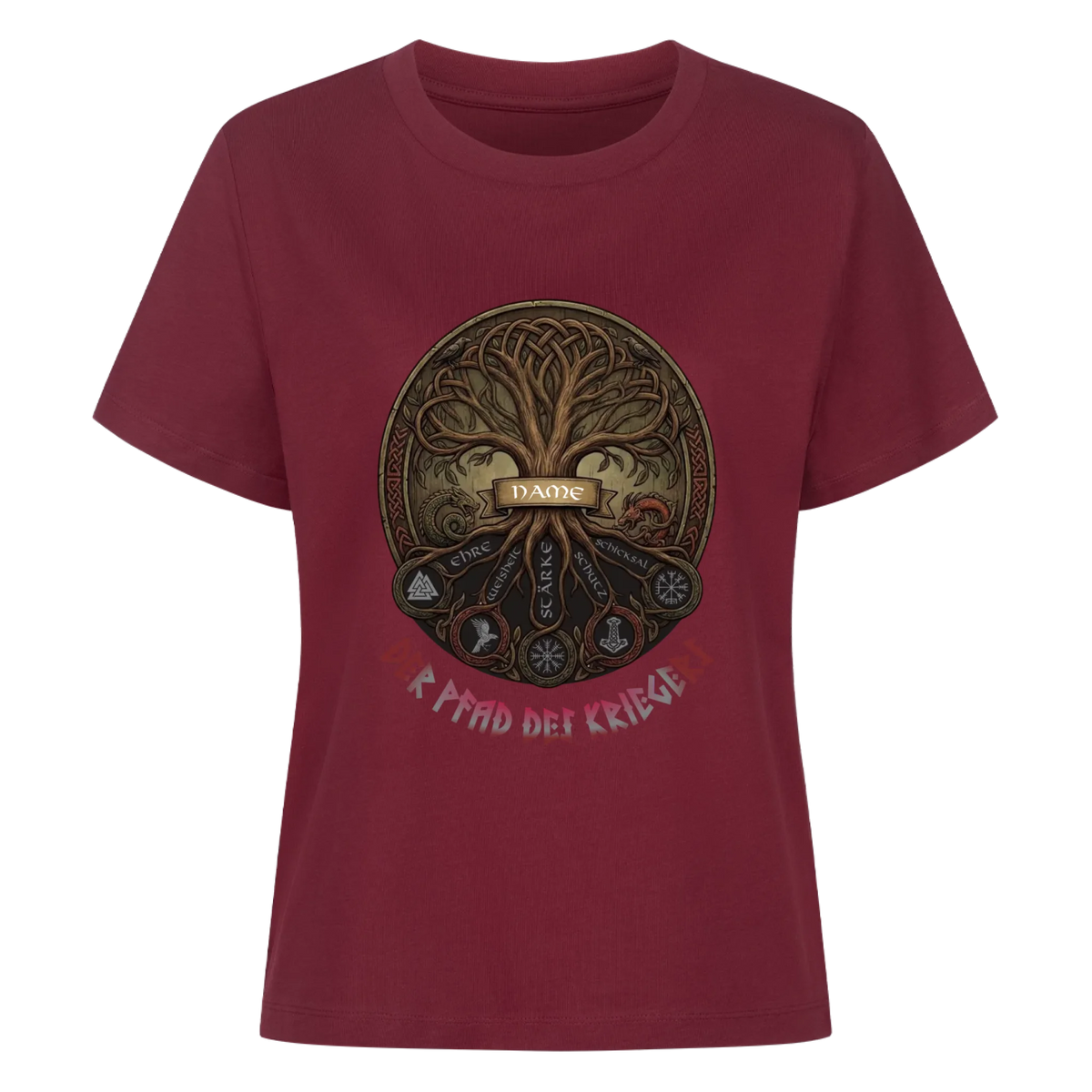 Personalisiert - Deine Werte Deine Wurzeln T-Shirt