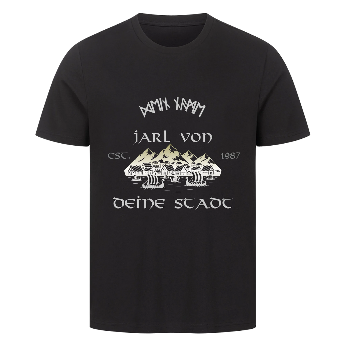 Personalisierbares T-Shirt - Jarl Deiner Stadt