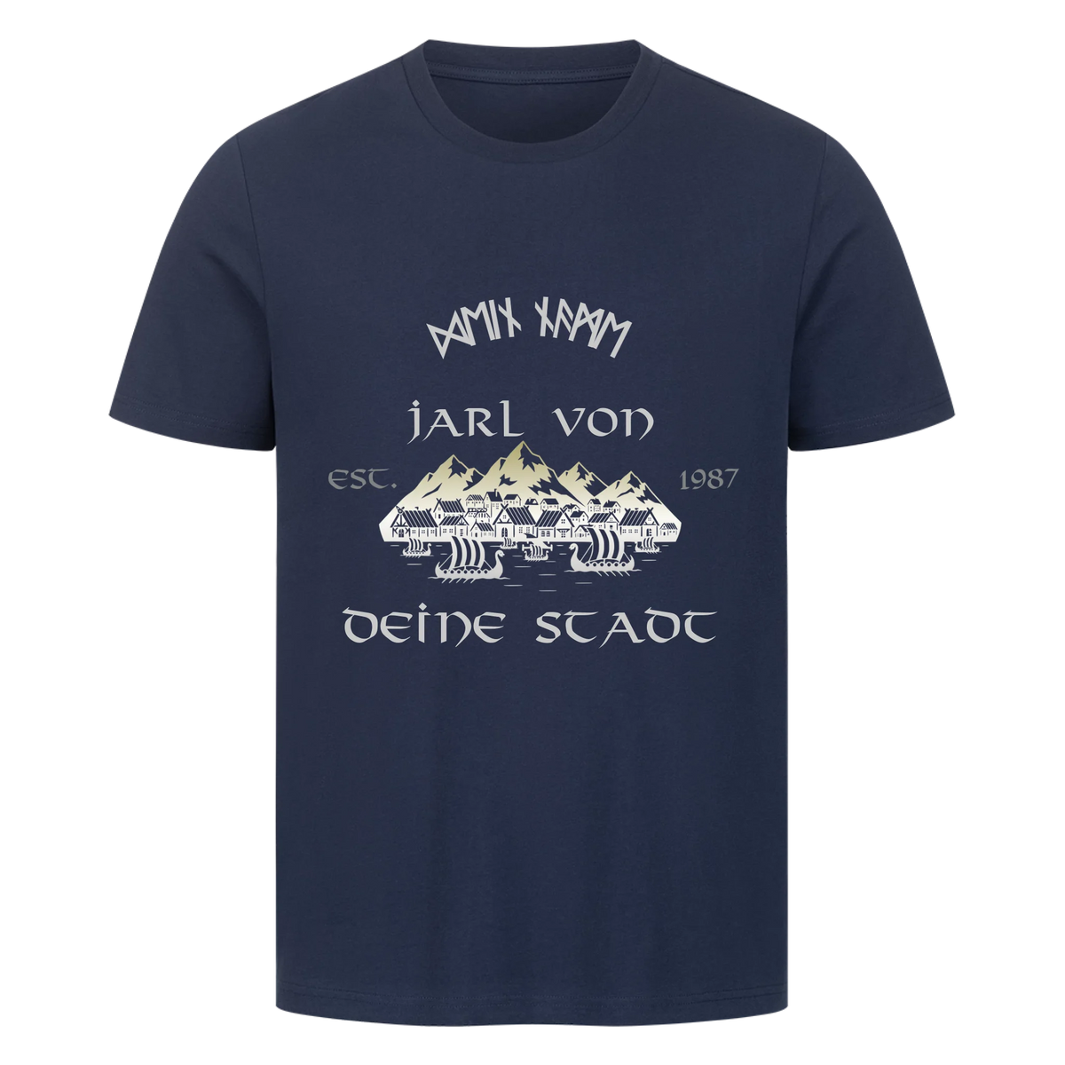 Personalisierbares T-Shirt - Jarl Deiner Stadt