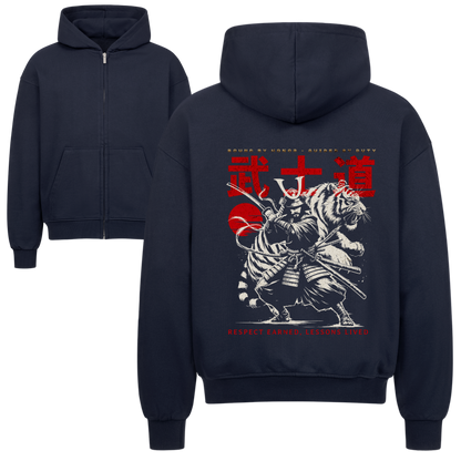 Bushido Legacy Oversized Zipper Hoodie
