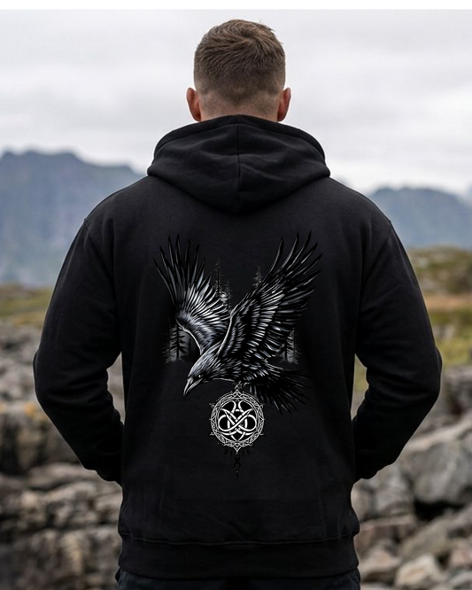 Odins Rabe Oversized Zipper Hoodie