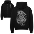 Jörmungandr Oversized Zipper Hoodie