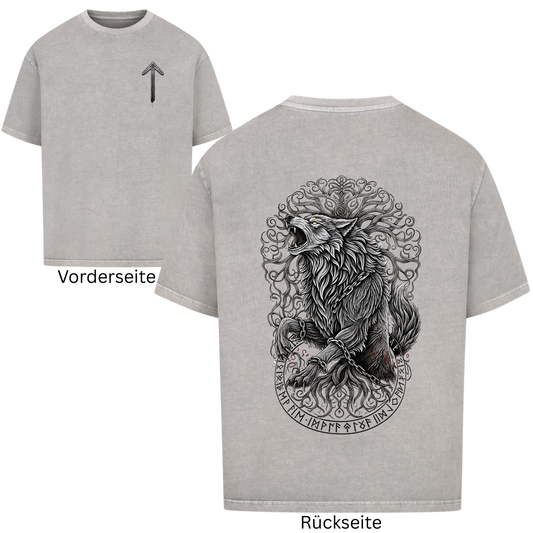Fenrir & Yggdrasil Oversized Shirt
