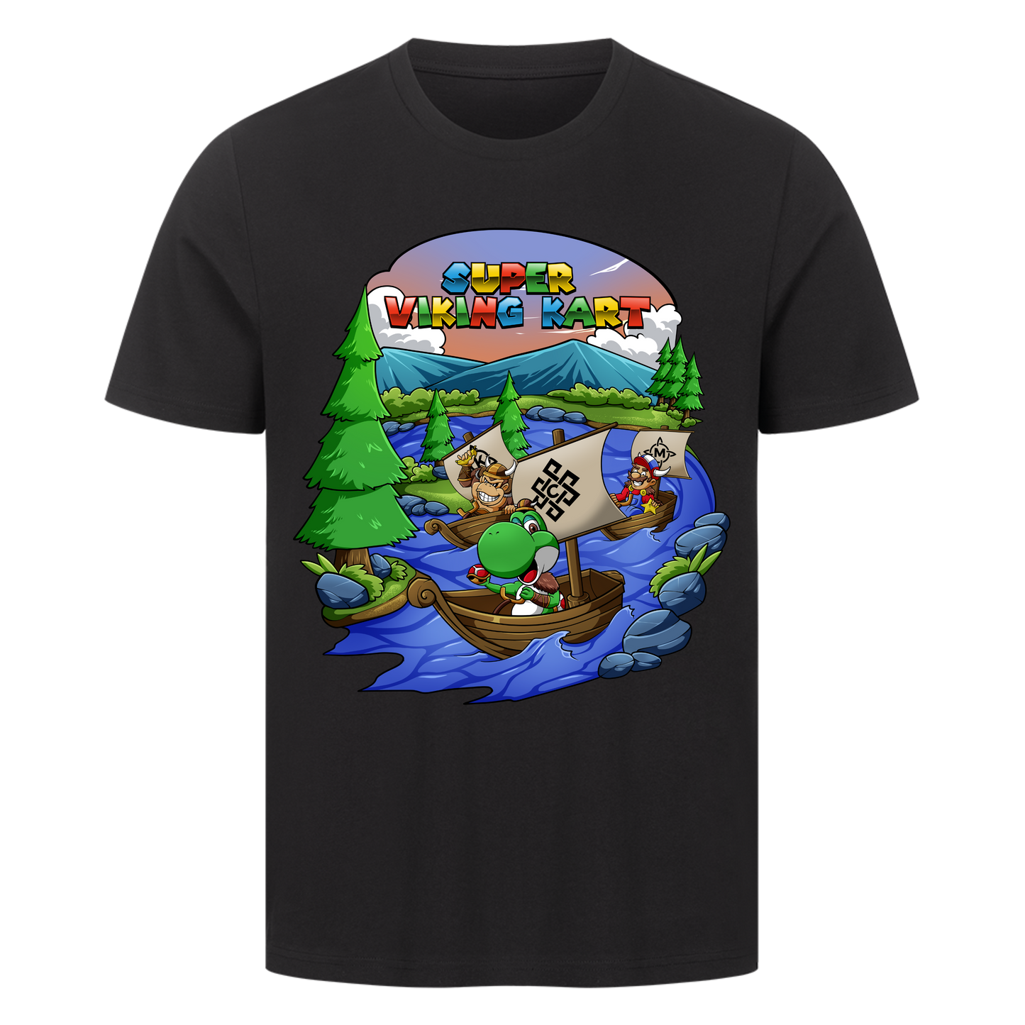 SUPER VIKING KART  T-Shirt