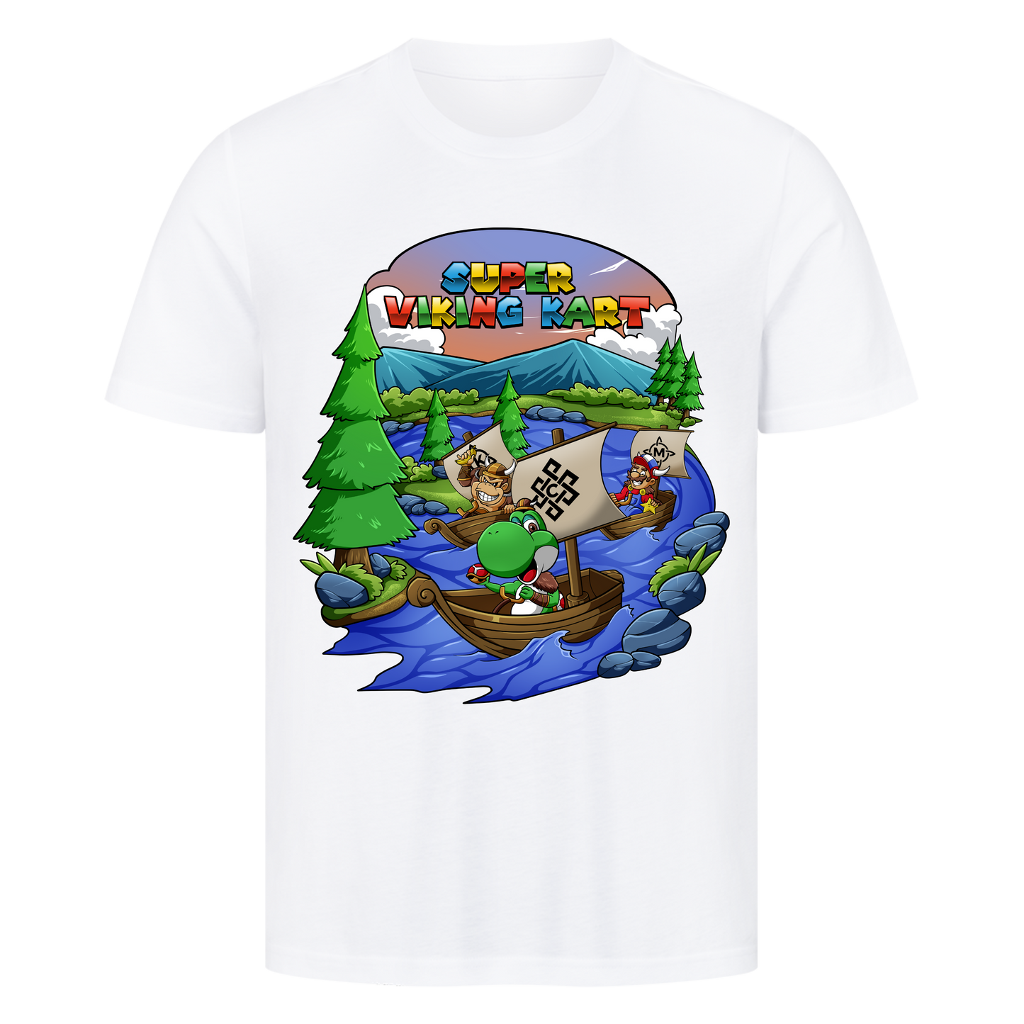 SUPER VIKING KART  T-Shirt