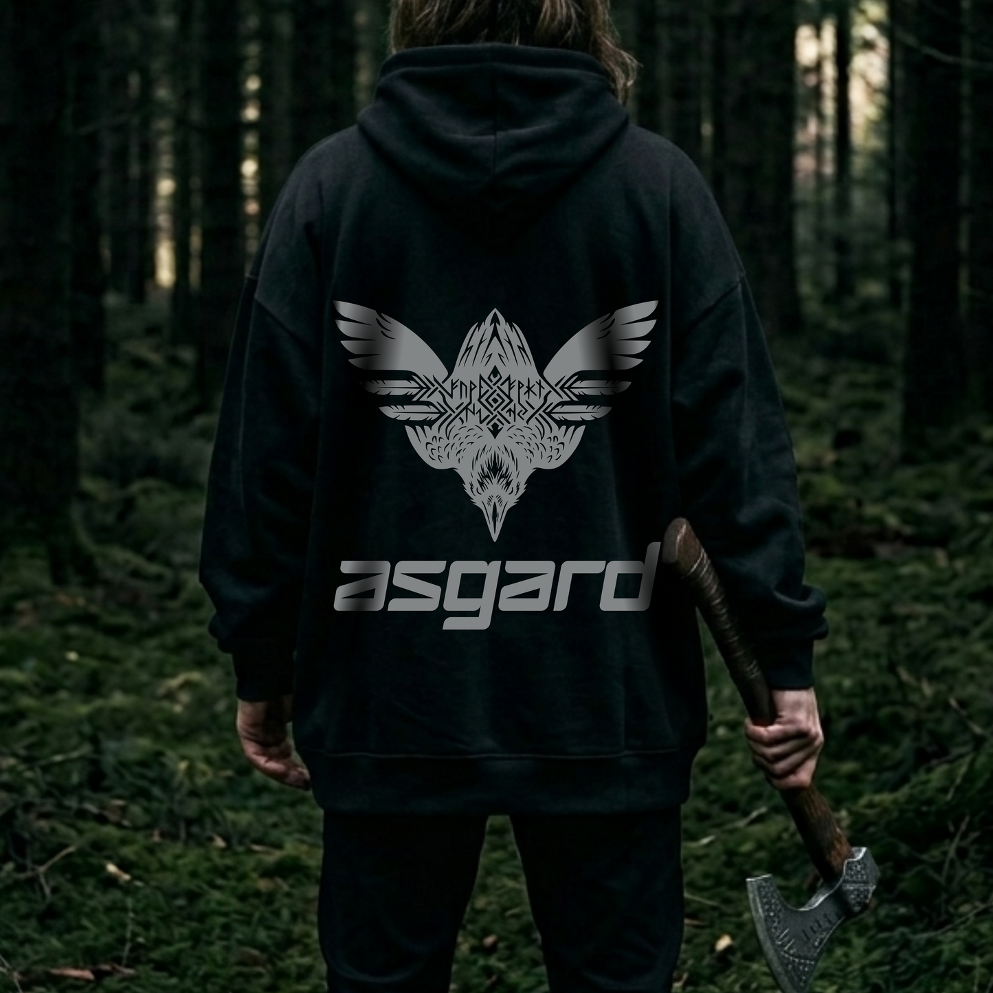 ASGARD Oversized Zipper Hoodie
